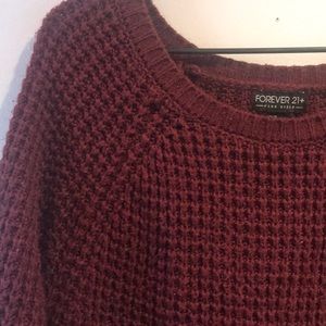 Deep Red Sweater